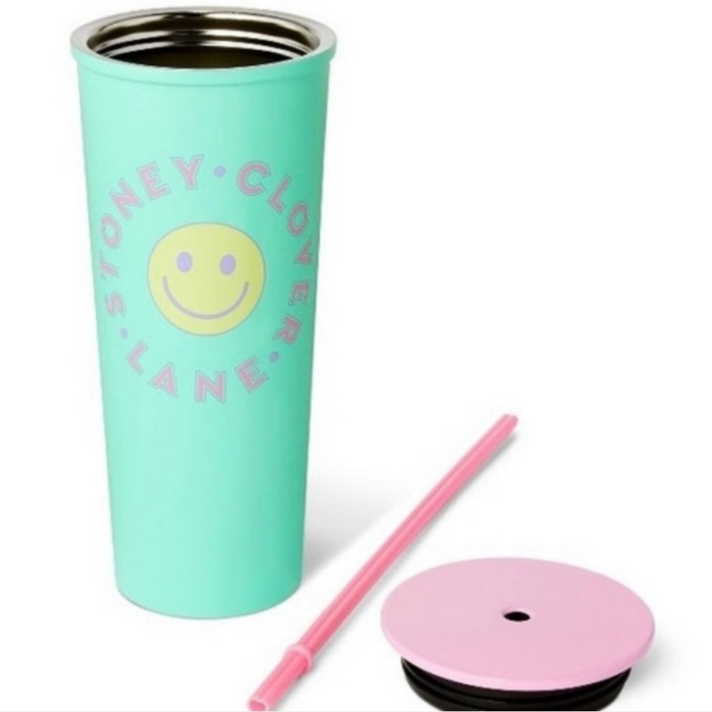 Stoney Clover Lane Metal Reusable Cup with Straw
